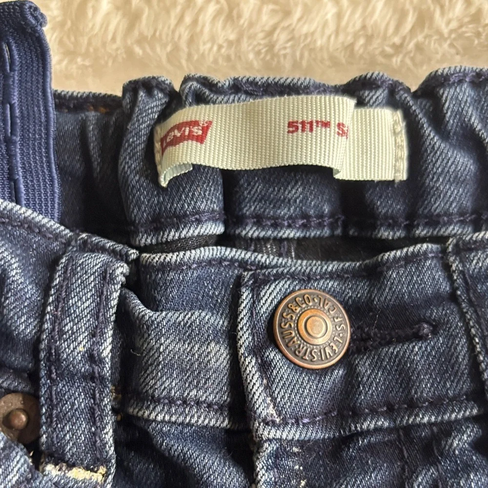 Levi's Dark Blue Kids Denim Shorts
